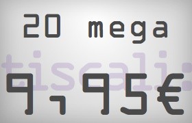 Tiscali adsl 20 mega - naviga veloce ed economico