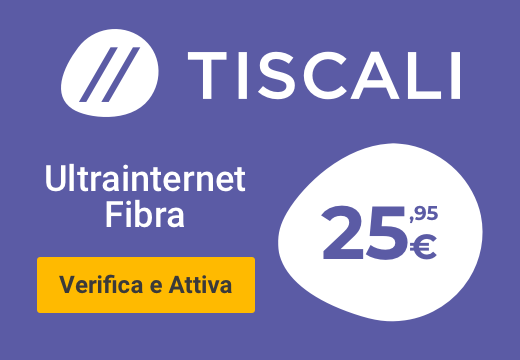 Tiscali Ultrainternet Fibra recensione